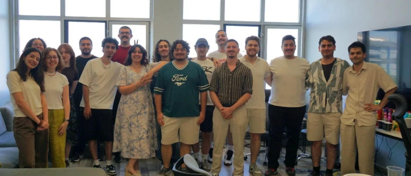 The Wide Game Studio team in the office